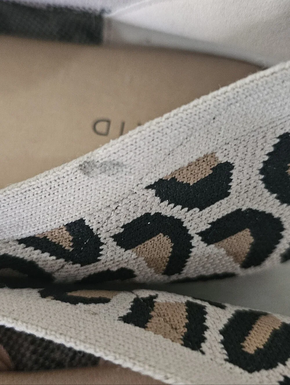 Torrid Leopard Animal Print Stretch Knit Slip-On Wide Loafers Plus 13 WW